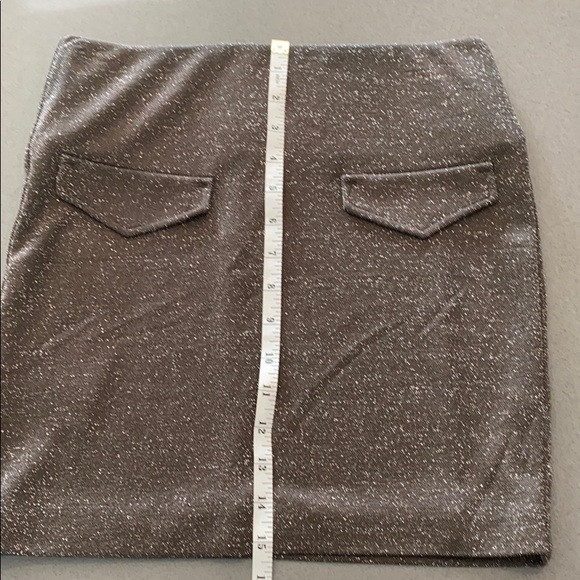 BCBGeneration Metallic Front Packet Skirt, Size SM - Picture 5 of 13